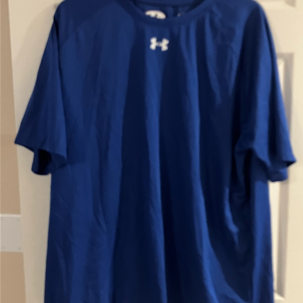 Under Armour Men's Short Sleeve Tee in Bold Blue